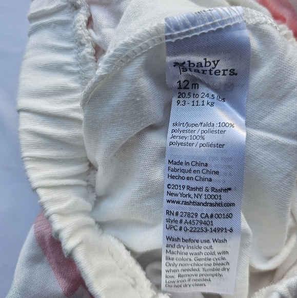 (2 for $15) Gymboree dress and Baby Starters skirt 12months - Picture 2 of 9